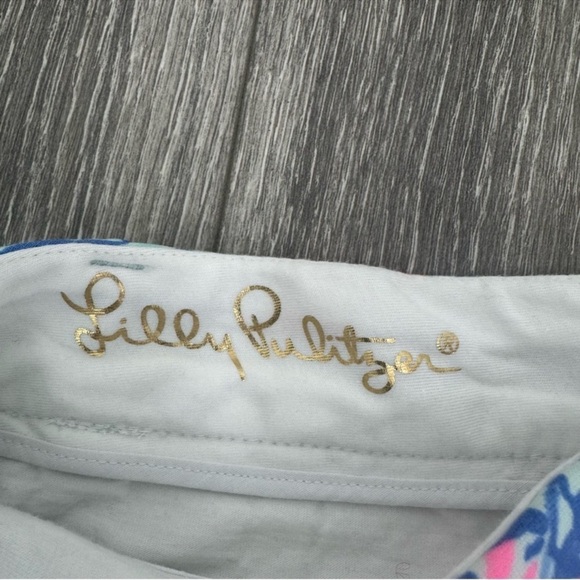 NEW Lilly Pulitzer Callahan Stretch 5” Inseam Short in Mermaids Cove—size 0 - Picture 6 of 13